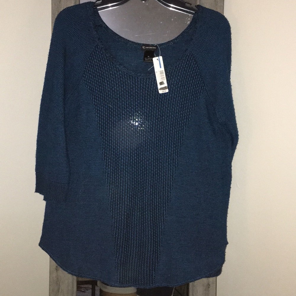 Dark Blue Blouse.